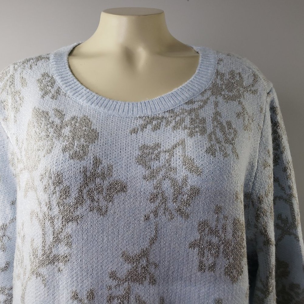 NWT Croft & Barrow cozy Lurex sweater - Picture 8 of 8